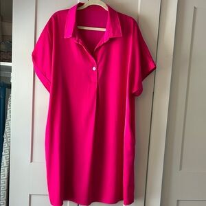 Posh Hot Pink Mini Dress